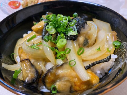 簡単なのに美味しい★牡蠣の蒲焼丼★